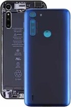 Batterij Back Cover voor Motorola One Fusion (blauw)