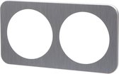 Afdekraam - Aigi Jura - 2-voudig - Rond - Aluminium - Zilver