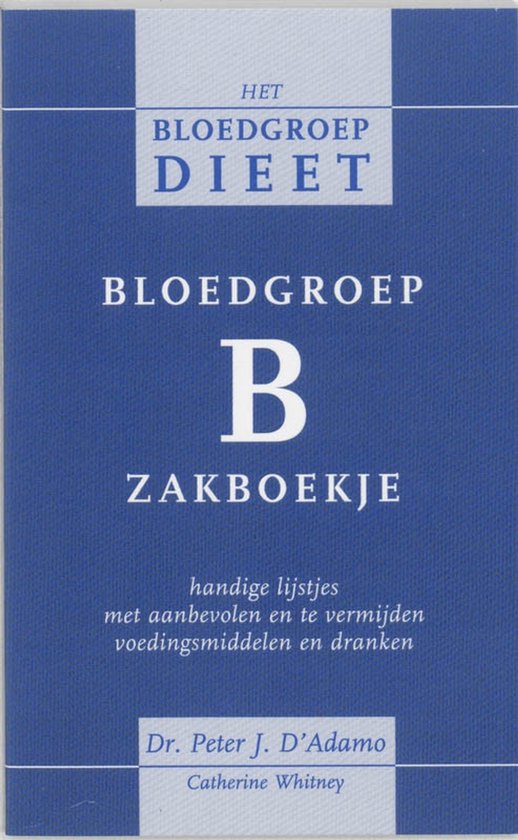 Bloedgroep B zakboekje - cover