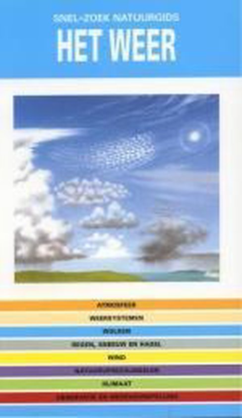 Cover van het boek 'Snelzoekgids het weer'