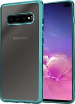 Shieldcase Samsung Galaxy S10 Plus metallic bumper case - groen