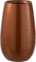 J-Line Bloempot Blinkend Oranje Roest Small