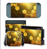 Steel Gold console skin Switch sticker voor console en controller