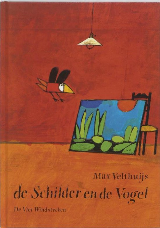 Cover van het boek 'De schilder en de vogel' van Max Velthuijs