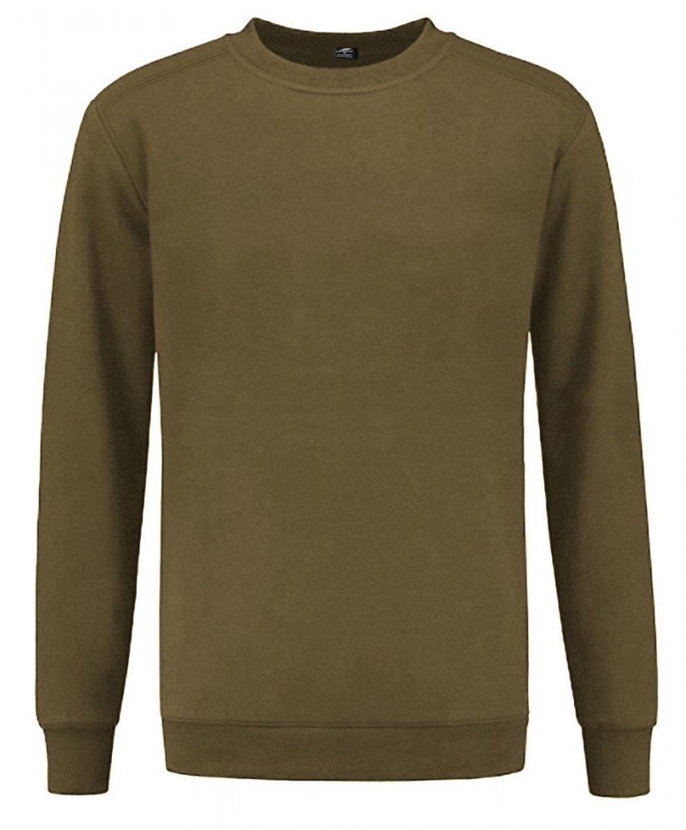 REWAGE Sweater Premium Heavy Kwaliteit - Olijfgroen - S