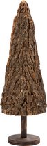J-Line Kerstboom Schors Paulownia Hout Bruin Large