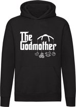 The Godmother Unisex | Trui | Sweater | Hoodie | Capuchon | Zwart | Oma | Grappig | Cadeau | Moederdag