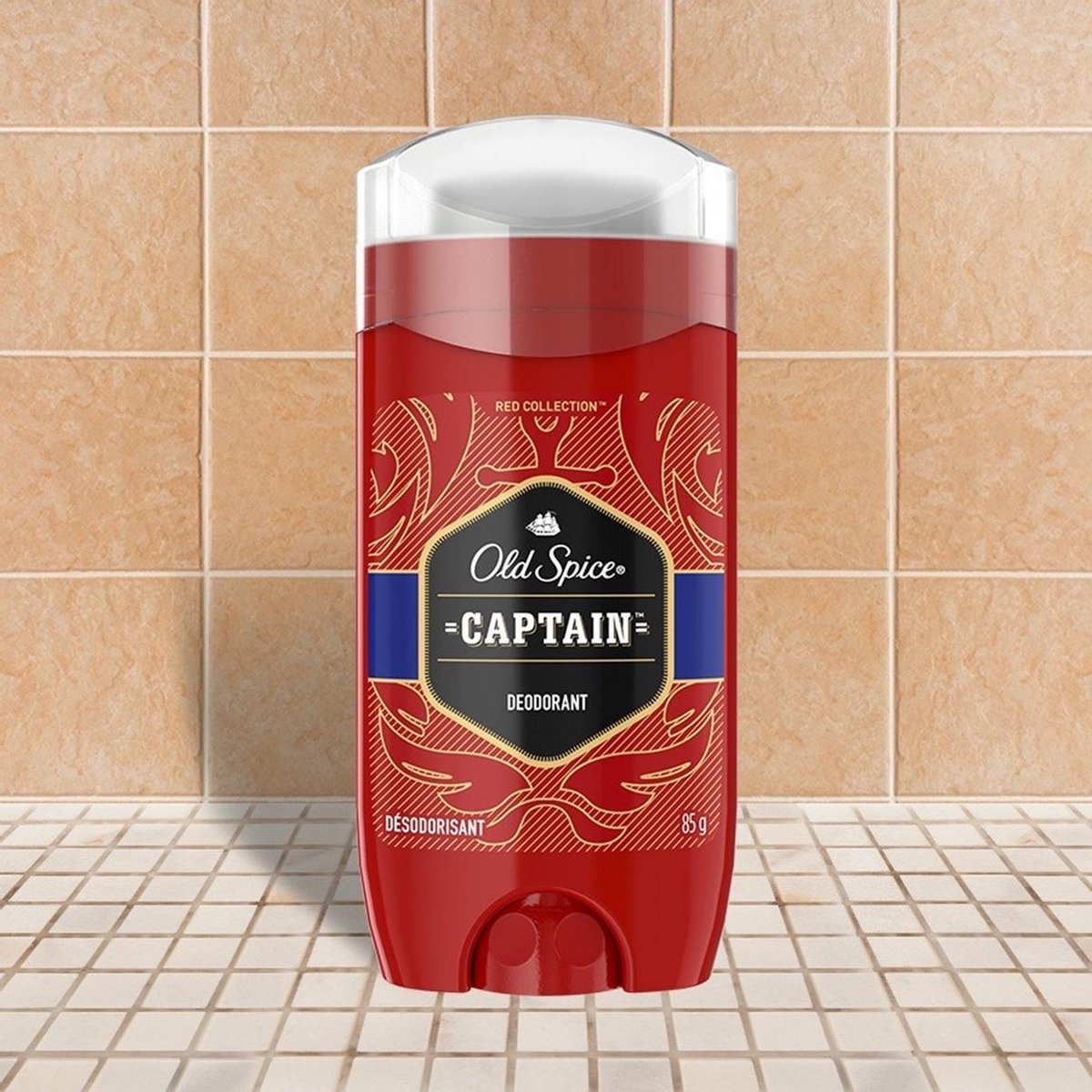 Goedkoopste Old Spice Red Collection Captain - deodorantstick voor Heren - 85 g 1 stuk(s