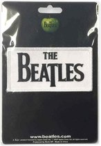 The Beatles - Drop T Logo Patch - Wit