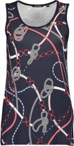 Blue Seven top print donkerblauw - maat 44