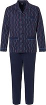 Tricot doorknoop heren pyjama