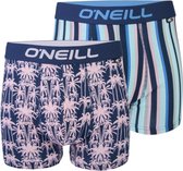 O'Neill Heren Boxershorts Palm Stripe | 2-pack | 900682