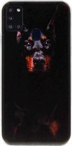 ADEL Siliconen Back Cover Softcase Hoesje Geschikt voor Samsung Galaxy A21s - Dobermann Pinscher Hond