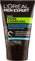 L'oreal Paris Men Expert Pure Charcoal Gel Exfoliante P.negros 100 Ml
