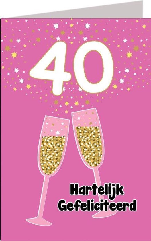 Verjaardagskaart 40 Jaar Vrouw | Bol.Com