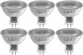 CALEX - LED Spot 6 Pack - Reflectorlamp - GU5.3 MR16 Fitting - 3W - Warm Wit 2800K - Wit