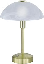 LED Tafellamp - Trinon Dontra - 4W - Warm Wit 3000K - Rond - Mat Goud - Aluminium