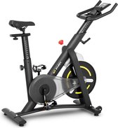 Gymrex Hometrainer - Indoorfietsen ning fiets - vliegwiel massa 13 kg - LCD