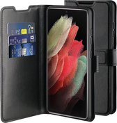 BeHello Samsung Galaxy S21 Ultra Gel Wallet Hoesje - Zwart