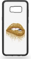Golden lips Telefoonhoesje - Samsung Galaxy S8+