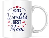 Moederdag Mok Voted World's Best Mom
