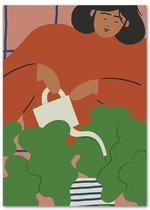 Matisse Abstract Poster 7 - 20x25cm Canvas - Multi-color