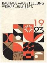 Bauhaus Berlin Museum Exhibition Poster - 15x20cm Canvas - Multi-color