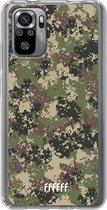 6F hoesje - geschikt voor Xiaomi Redmi Note 10S -  Transparant TPU Case - Digital Camouflage #ffffff