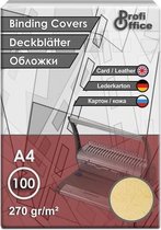schutbladen ProfiOffice A4 - 270gr.karton 100st. leer geel