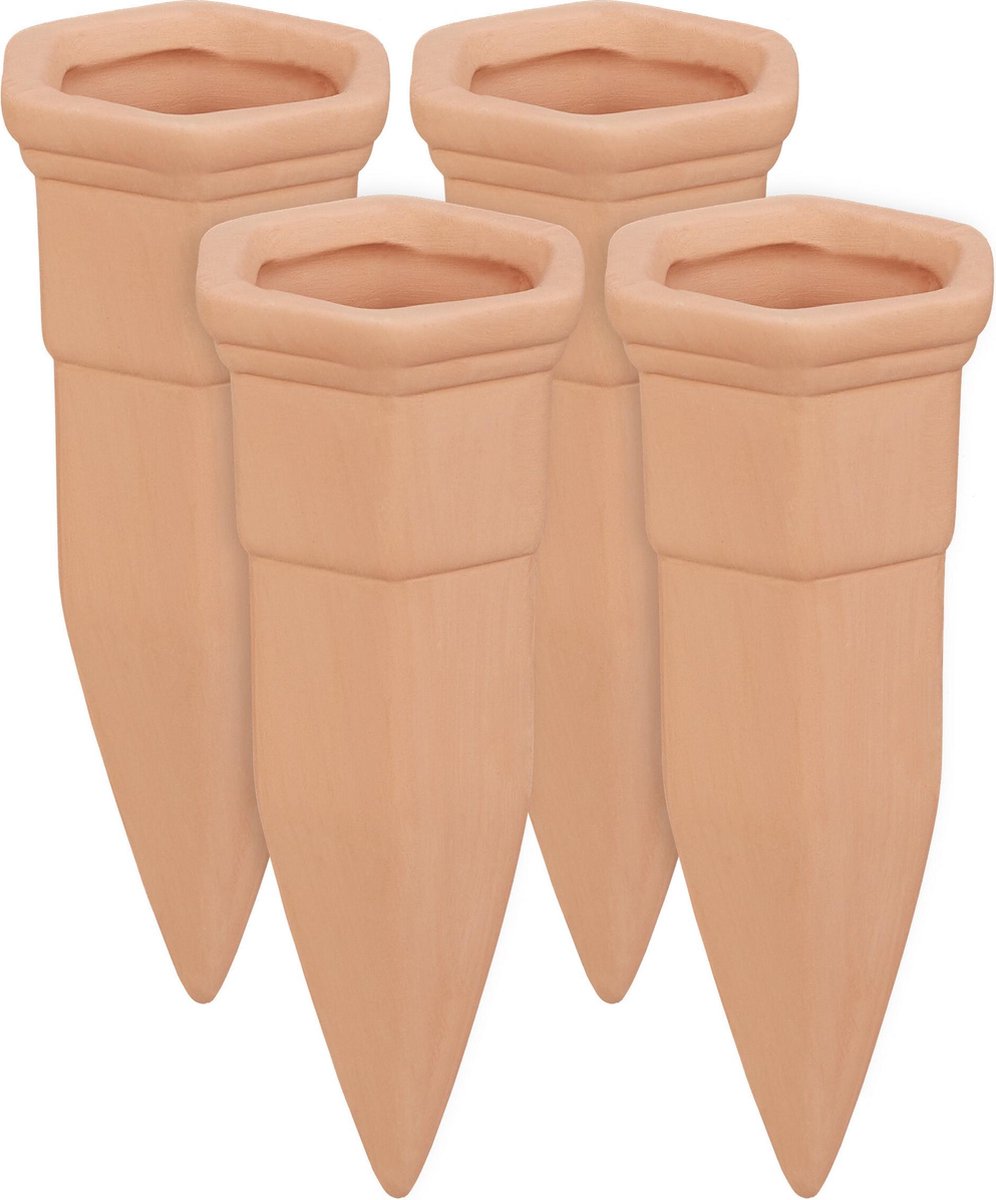 Relaxdays waterdruppelaar voor planten watergeefsysteem planten watergever set van 4