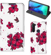 Smartphone Hoesje Motorola Moto G Pro Mobiel Cover Blossom Red