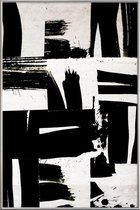 JUNIQE - Poster met kunststof lijst Wabi Sabi 16-02 -30x45 /Wit &