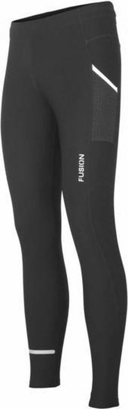 Foto: Fusion c3 lange hardloop tight zwart unisex maat xxl