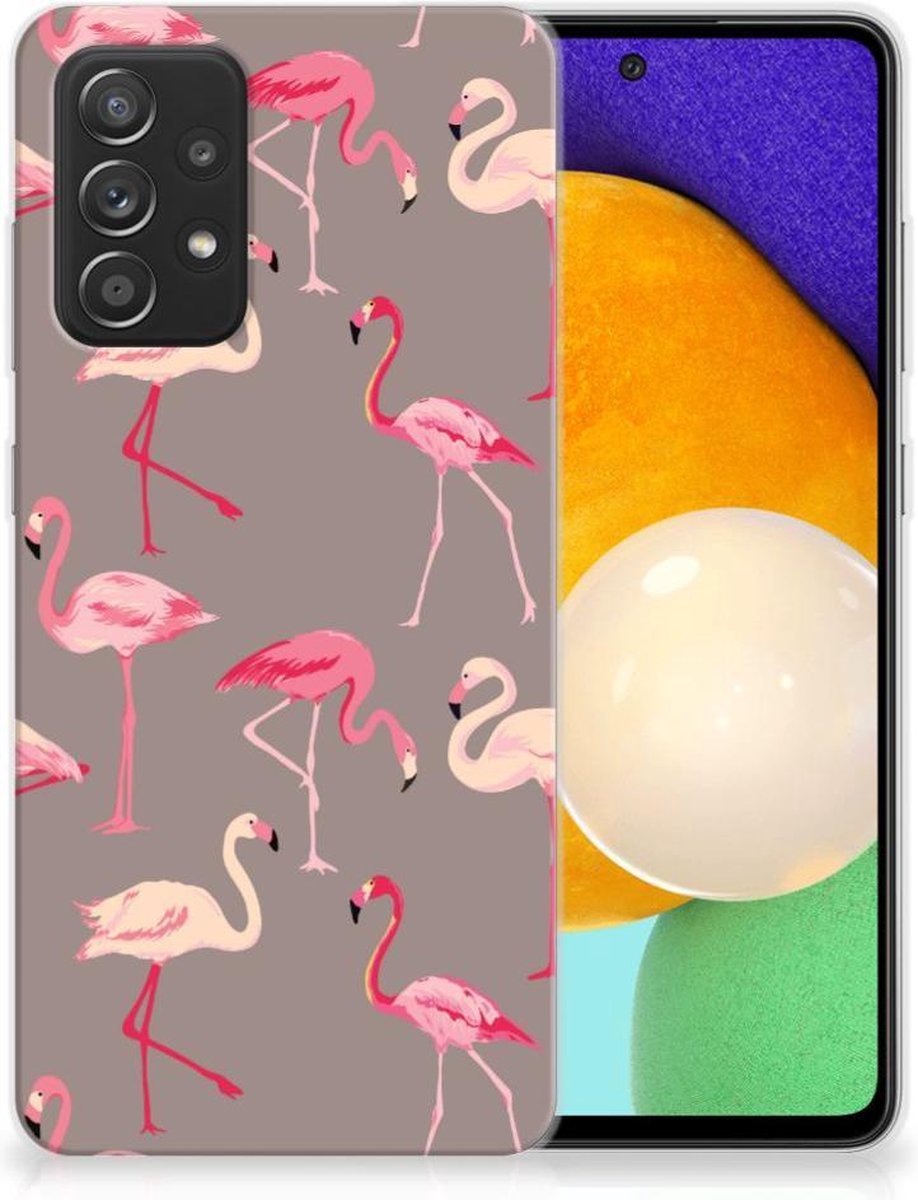 Samsung Galaxy A52 (5G/4G) TPU Hoesje Flamingo