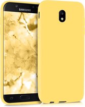 kwmobile telefoonhoesje voor Samsung Galaxy J5 (2017) DUOS - Hoesje voor smartphone - Back cover in mat geel
