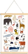 JUNIQE - Posterhanger Animal Friends -60x90 /Kleurrijk