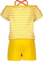Moodstreet meisjes jumpsuit Yellow Stripe