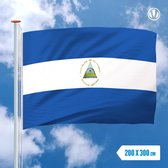 Vlag Nicaragua 200x300cm - Glanspoly