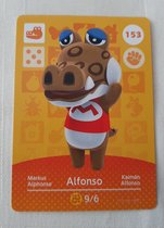 Amiibo animal crossing new horizons origineel Eu alfonso 153 kaart