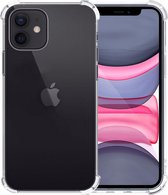 Hoesje Geschikt voor iPhone 11 Hoesje Shockproof Case Siliconen - Hoes Geschikt voor iPhone 11 Hoes Cover Siliconen - Transparant