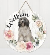 Welkom - Tibetaanse Terriër | Muurdecoratie - Bordje Hond