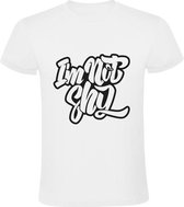 Im not shy Heren t-shirt | relatie | seks| grappig | cadeau | Wit