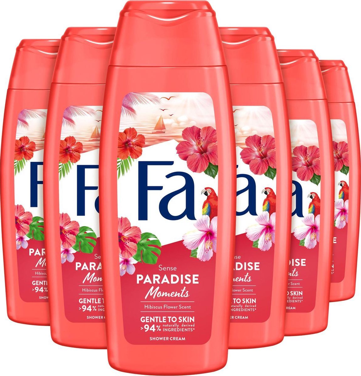 Bol.com 6x Fa Douchegel - Paradise Moments 250 ml aanbieding