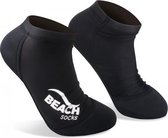 Beach Socks Kort - Bescherm je voeten in het zand op het strand  - voor o.a. volleybal, handbal en korfbal - maat 34 t/m 49 - Unisex  - zwart - sandsocks - beachsocks - strandsokke