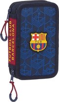 Fc Barcelona Etui Junior 19,5 X 12,5 Cm Blauw 29-delig