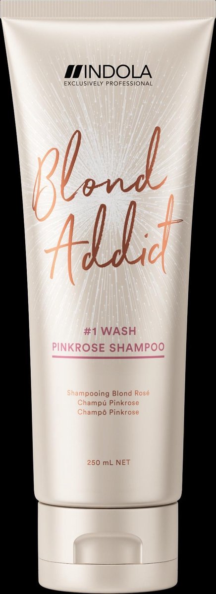 Indola Blond Addict Pinkrose Shampoo 250ml | bol