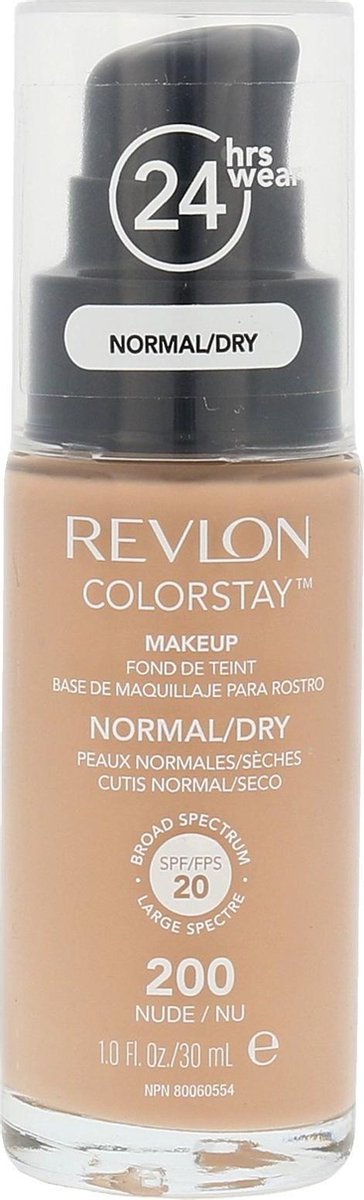 Revlon Colorstay Make-up for Normal/Dry skin met pomp No. 200 - Nude