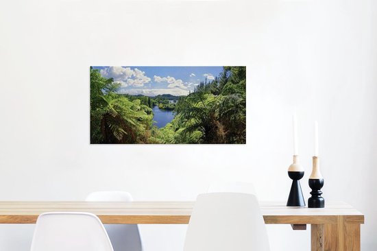 Panorama du parc national de Whanganui en Nouvelle-Zélande Toile 80x40 cm - Tirage photo sur toile (Décoration murale salon / chambre)