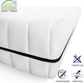Matras - 100x190 - 7 zones - koudschuim - premium plus tijk - 15 cm