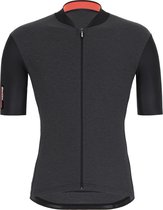 Santini Fietsshirt Korte mouwen Zwart Heren - Color S/S Jersey Black - 3XL